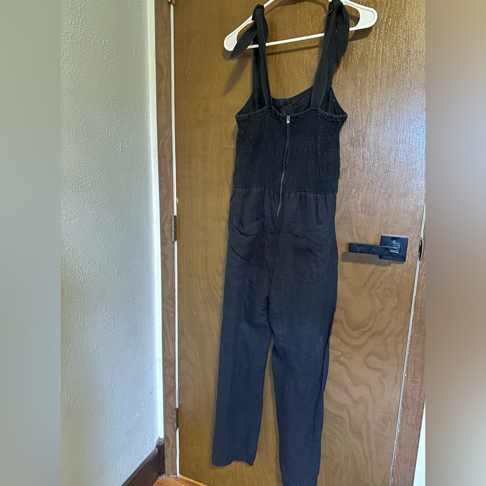 Apiece Apart black jumpsuit romper size 8 wide leg - Picture 4 of 6
